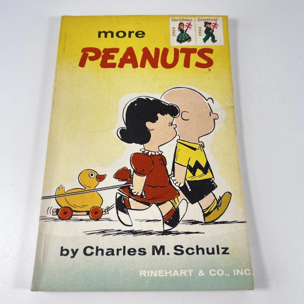 VTG  Peanuts Comic Books 1952-1963 Holt‎ Rinehart Winston LOT+Stickers/Postcards